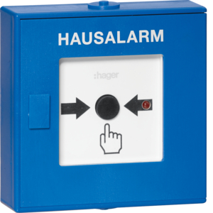 Hager Funk-Druckknopfmelder, Hausalarm