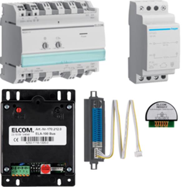 Elcom Audio Kit Basic 2Draht 1 bis 16 Teilnehmer (BTE-116) für Türsprechanlagen