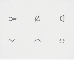 Elcom Innenstat. Audio 2D polarweiß matt TOUCH