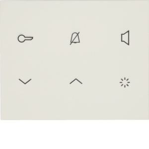 Elcom Innenstat. Audio 2D weiß matt  TOUCH