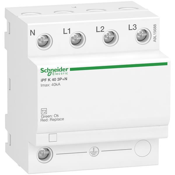 Überspannungsableiter iPF K 40, Typ 2, 3P+N, Imax 40kA, In 15kA, TT & TN-S