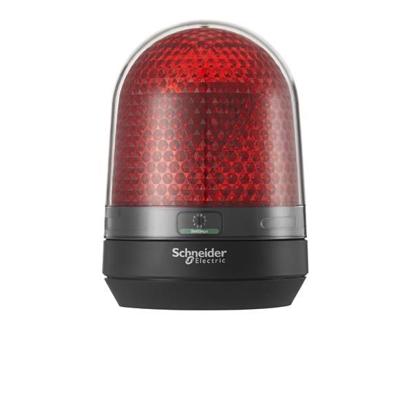 Drehspiegelleuchte, Harmony XVR, 100mm, rot, integrierte LEDs, ohne Buzzer, 12-2