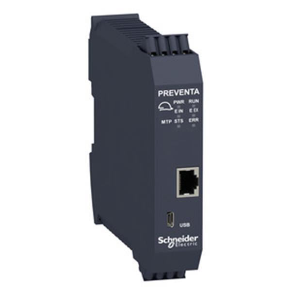 Feldbusmodul Modbus TCP, 1x RJ45, Modicon Sicherheitscontroller XPSMCM, Federzug