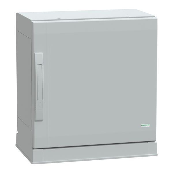 Polyestergehäuse, PLAZ m. Sockelrahmen, offener Boden, 500x500x320 IP54