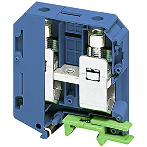 SCHRAUBKLEMME, VORSCHUB DURCH, 2 PUNKTE, 70 MM², BLAU