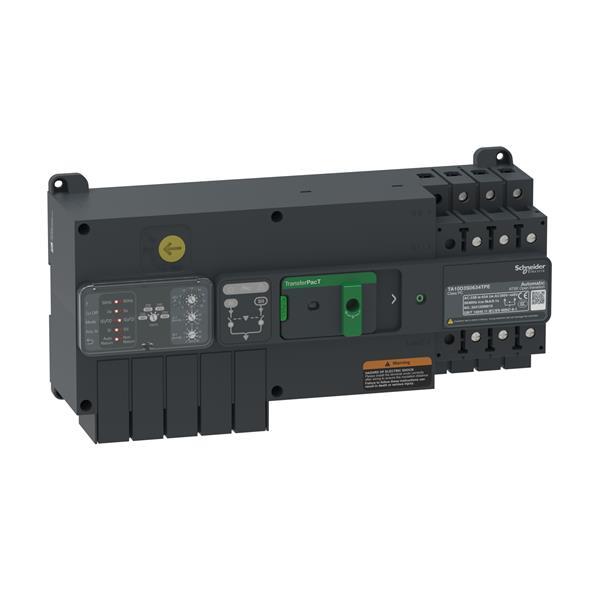 TransferPacT TA100, automatische Netzumschaltung 40A, 3P, Drehknopf, 400VAC