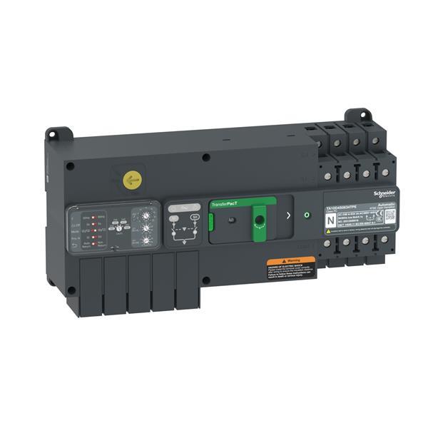 TransferPacT TA100, automatische Netzumschaltung 32A, 4P, Drehknopf, 400VAC