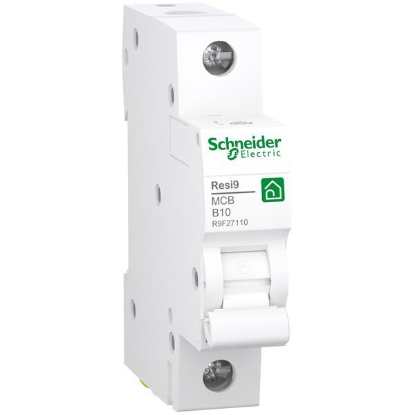 Schneider Leitungsschutzschalter Resi9 1P, 10A, B Charakteristik, 10kA