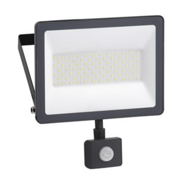 LED Strahler mit Bewegungsmelder 50W/5000lm /4000k / IP44 / IK05 / Kabel: 0,5m
