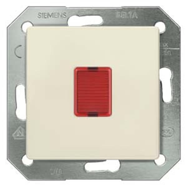 Siemens DELTA i-system Lichtsignal mit rotem Fenster und Glimmlampe 250V, elektr