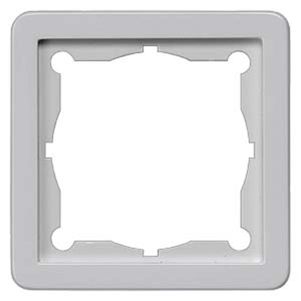 Siemens DELTA profil silber Zwischenrahmen für 65x65 mm mit Zentralplatte 51x51