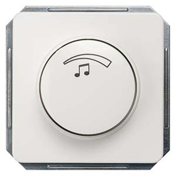 Siemens DELTA profil Lautstärkeregler titanweiß, mono 3W, 27 Ohm