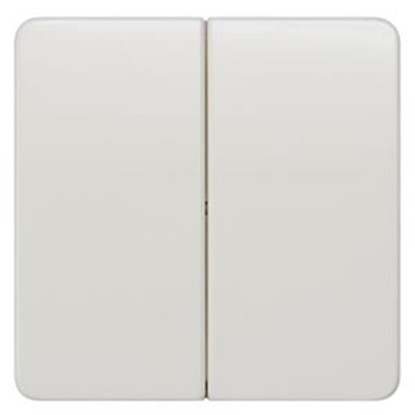 Siemens DELTA profil Wippe 2-fach neutral für Serienschalter, titanweiß