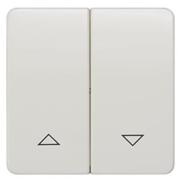 Siemens DELTA profil Wippe mit Jalousiesymbolen, titanweiß