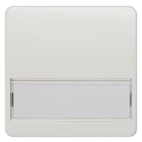 Siemens DELTA profil Wippe mit Schriftfeld, titanweiß