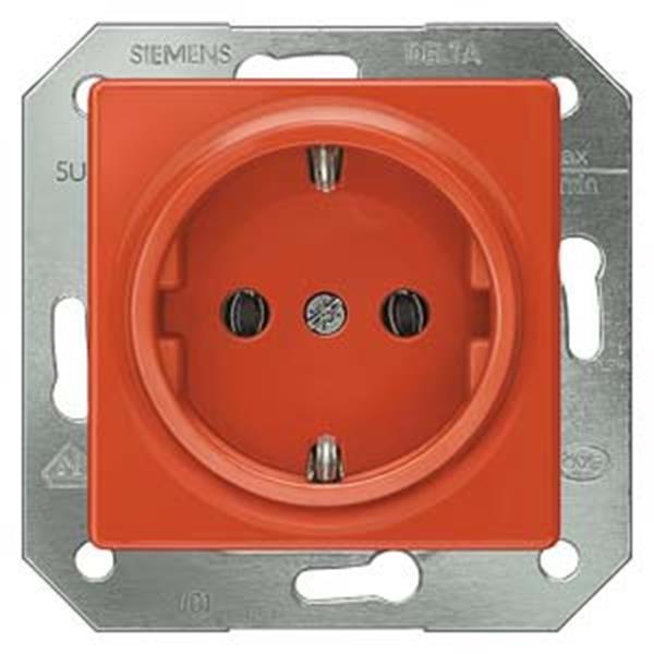 Siemens DELTA i-system SCHUKO-Steckdose, orange (ZSV)