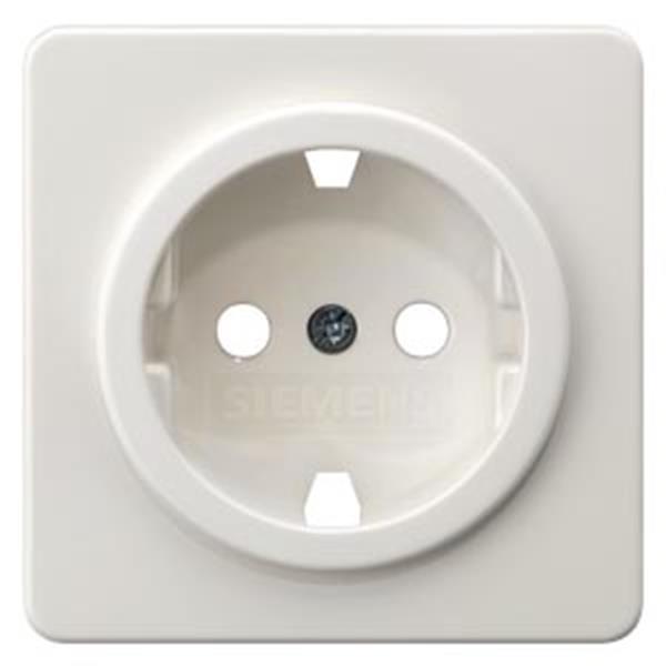 Siemens DELTA profil Steckdosenabdeckung ohne Einsatz, titanweiß