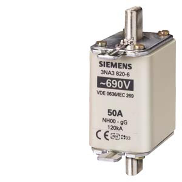 Siemens NH-Sicherungseinsatz, NH00, In: 40 A, gG, Un AC: 690 V, Un DC: 250 V