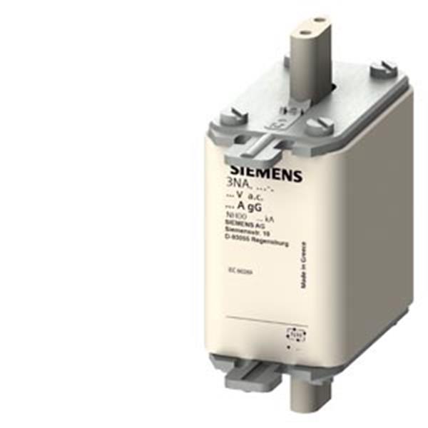 Siemens NH-Sicherungseinsatz, NH00, In: 80 A, gG, Un AC: 500 V, Un DC: 250 V