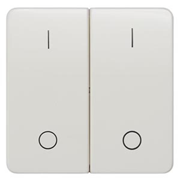 Siemens DELTA profil Wippe mit Symbolen I/O für Taster 2-fach Mittelstellung, ti