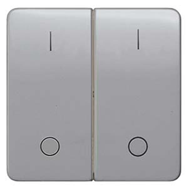 Siemens DELTA profil Wippe mit Symbolen I/O für Taster 2-fach Mittelstellung, si