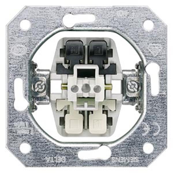 Siemens DELTA Geräteeinsatz UP Taster mit N-Klemme, 1 Schließer