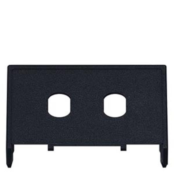 Siemens DELTA LWL-Montageplatte für 2 LWL-Einbaukupplungen 2xST, AMP