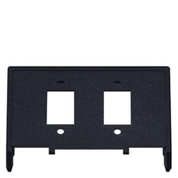 Siemens DELTA LWL-Montageplatte für 2 LWL-Einbaukupplungen 2xSC, AMP