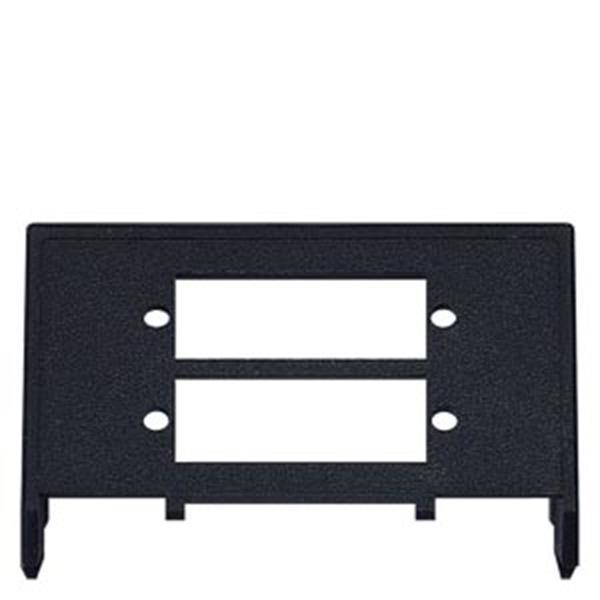 Siemens DELTA LWL-Montageplatte für LWL-Einbaukupplungen 2xICCS-System