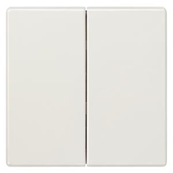 Siemens DELTA style Wippe 2-fach neutral für Serienschalter, titanweiß