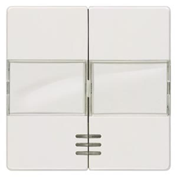 Siemens DELTA i-system Wippe 2-fach mit Schriftfeld und Fenster für Serienschalt