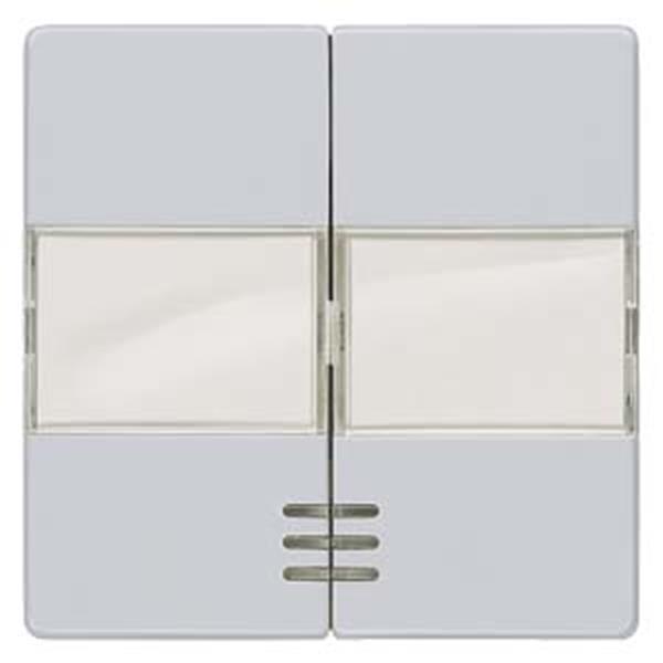 Siemens DELTA i-system Wippe 2-fach m. Schriftfeld u. Fenster für Serienschalter