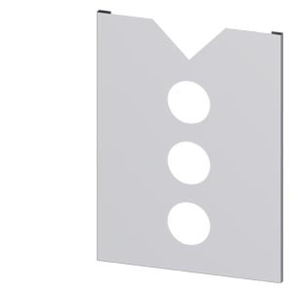 Siemens ALPHA DIN, Schaltplantasche, DIN A3, aus Stahlblech, 10mm tief