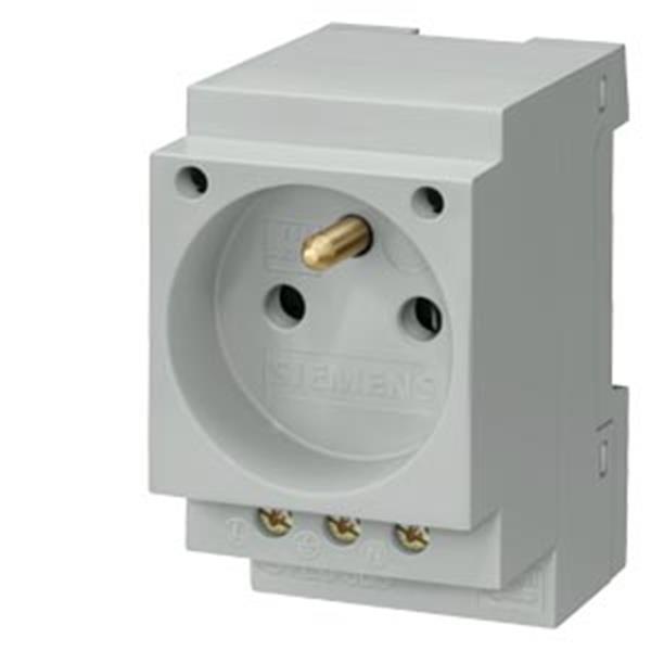 Siemens Steckdose 16A mit Erdungsstift nach CEE 7 für Verteilereinbau
