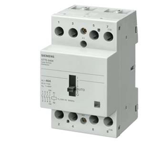 INSTA-Schütz 0/1-Automatik mit 4 Schließern Kontakt für AC 230V, 400V 40A