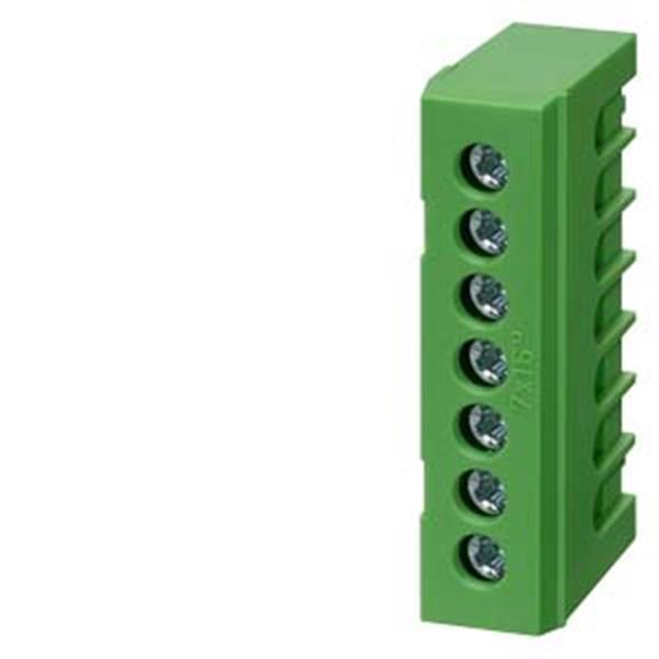 Siemens ALPHA-ZS, PE Klemme, 7-polig 7x 16mm2, gelb grün