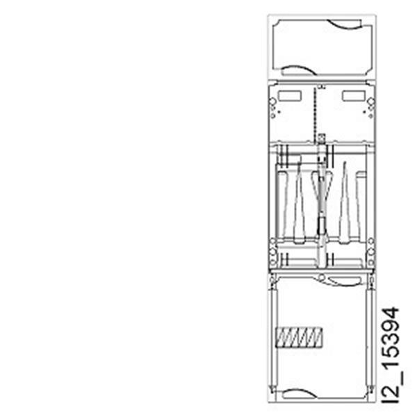 Siemens ALPHA-ZS, Schnellmontagebausatz für EHZ H=900mm B1 1 Reservefeld