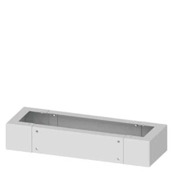 Siemens ALPHA, Sockel, H: 100 mm, B: 550 mm, T: 210 mm, RAL 7035