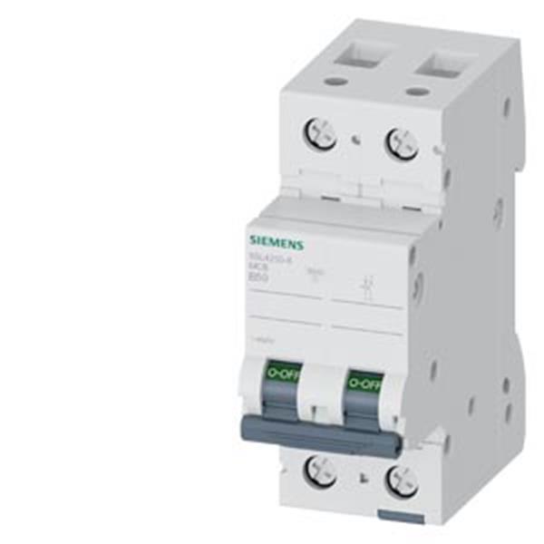 Siemens Leitungsschutzschalter 400V 10kA, 2-polig, B, 50A