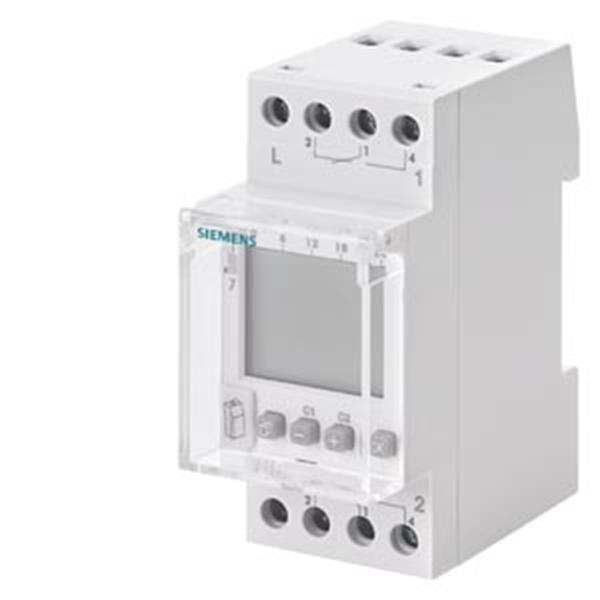 Wochen-Zeitschaltuhr Astro Digital 230V 16A 2 Kanäle 2TE