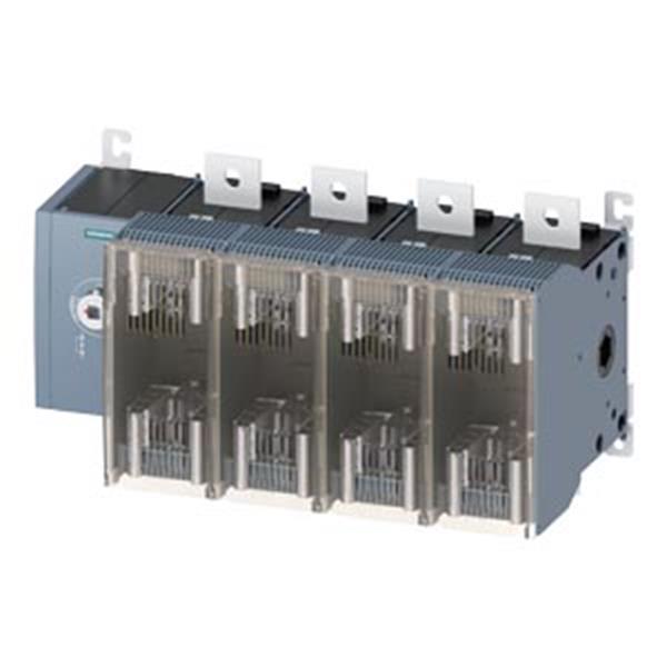 Siemens Lasttrennschalter mit Sicherung 800A, Baugr. 5, 4-polig für NH-Sicherung