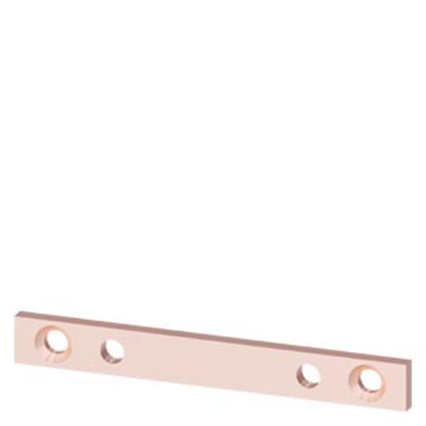 Siemens ALPHA CU-Verteilschienen, 630A mit Einpressmuttern, 3-polig für NH00 Siemens ALPHA CU-Verteilschienen, 630A mit Einpressmuttern, 3-polig für NH00