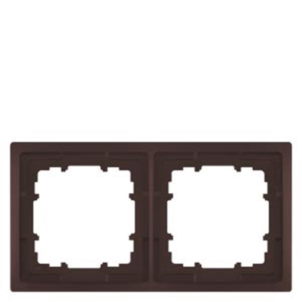 Siemens DELTA style schoko Rahmen 2-fach