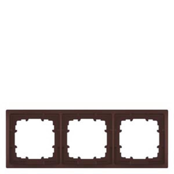 Siemens DELTA style schoko Rahmen 3-fach