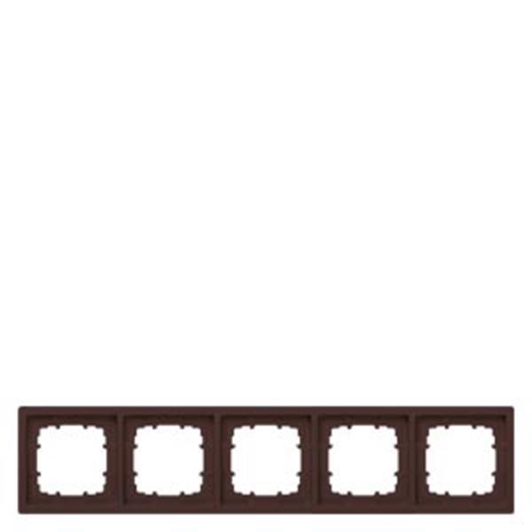 Siemens DELTA style schoko Rahmen 5-fach