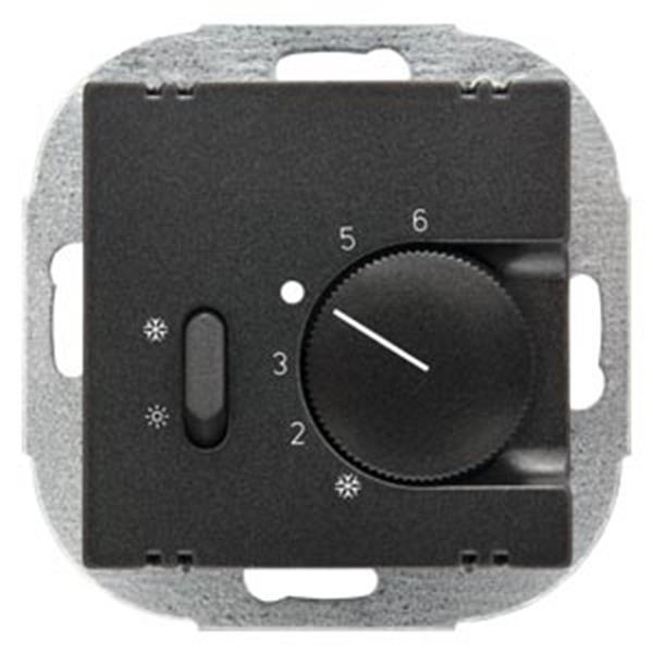 Siemens DELTA style Raumtemperaturregler, anthrazit