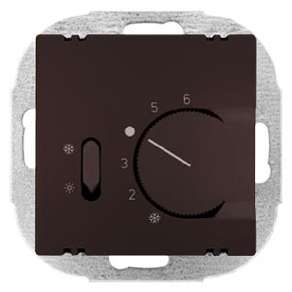 Siemens DELTA style Raumtemperaturregler, schoko