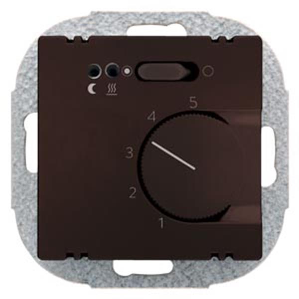 Siemens DELTA style Raumtemperaturregler für Fußbodenheizung, schoko