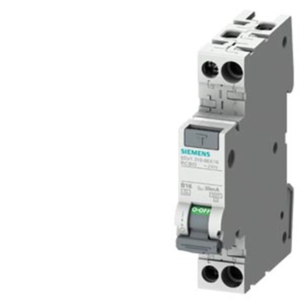 Siemens FI/LS-Schalter 1TE 1P+N 6kA Typ A(K) 30mA C6