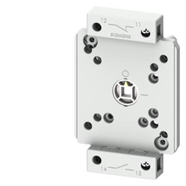 Siemens Hilfsschalter, 1S+1Ö, 20-150ms voreilend, für Vierloch-Frontbefestigung
